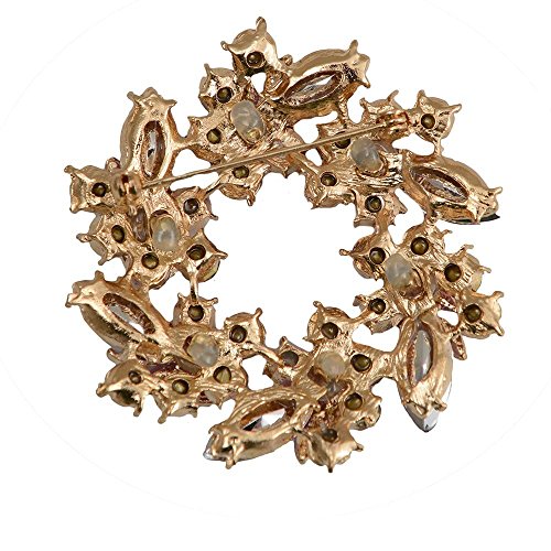 Elegant Rhinestone Brooch Pin for Women